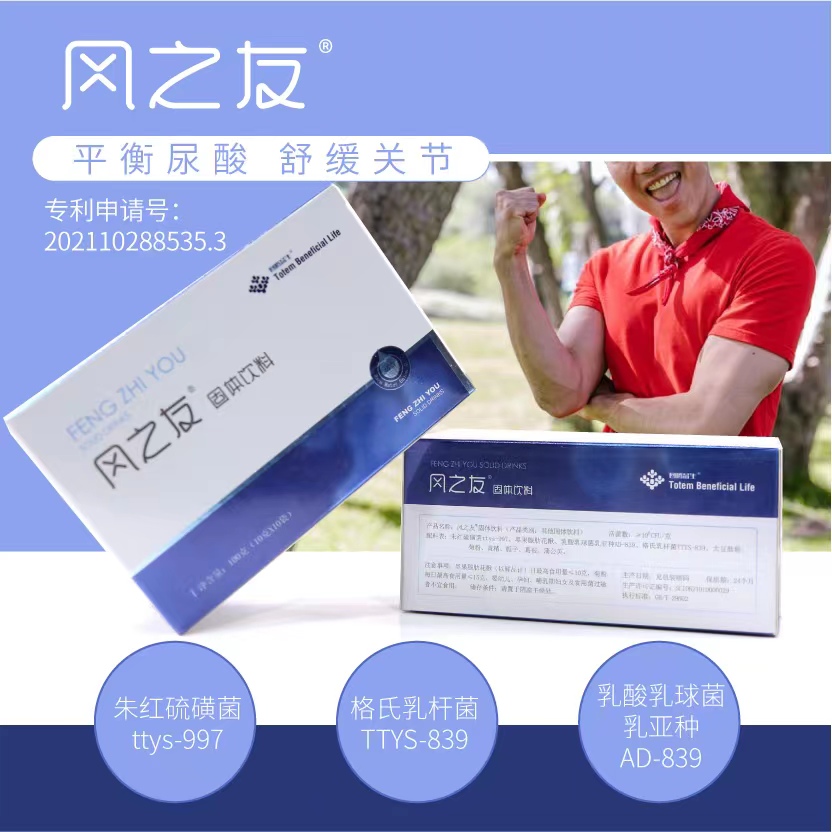 图腾益生风之友治疗痛风，平衡人体尿酸